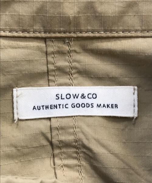 SLOW&CO（スロウアンドコー）SLOW&CO (スロウアンドコー) Fish Tail - Short Jacket ベージュ サイズ:SIZE 2の古着・服飾アイテム