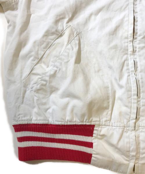 Champion（チャンピオン）Champion (チャンピオン) スポーツジャケット ホワイト×レッド サイズ:Lの古着・服飾アイテム