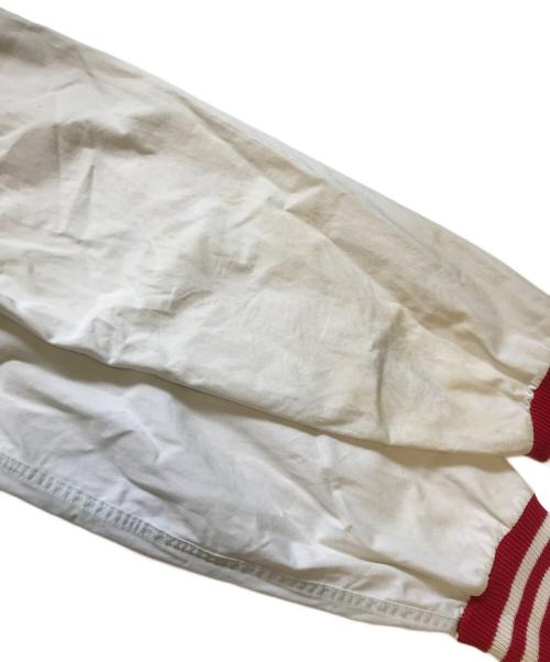 Champion（チャンピオン）Champion (チャンピオン) スポーツジャケット ホワイト×レッド サイズ:Lの古着・服飾アイテム