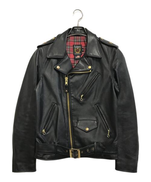 Schott（ショット）Schott (ショット) Mastermind JAPAN (マスターマインド ジャパン) One Star Riders ブラック サイズ:SIZE 36の古着・服飾アイテム