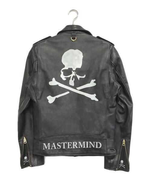Schott（ショット）Schott (ショット) Mastermind JAPAN (マスターマインド ジャパン) One Star Riders ブラック サイズ:SIZE 36の古着・服飾アイテム