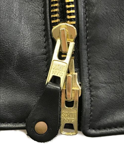 Schott（ショット）Schott (ショット) Mastermind JAPAN (マスターマインド ジャパン) One Star Riders ブラック サイズ:SIZE 36の古着・服飾アイテム