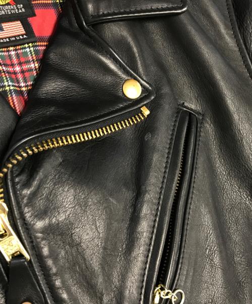 Schott（ショット）Schott (ショット) Mastermind JAPAN (マスターマインド ジャパン) One Star Riders ブラック サイズ:SIZE 36の古着・服飾アイテム