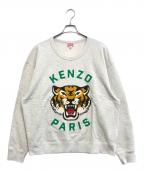 KENZOケンゾー）の古着「LuckyTiger スウェット」｜グレー