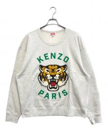 KENZO（ケンゾー）の古着「LuckyTiger スウェット」｜グレー