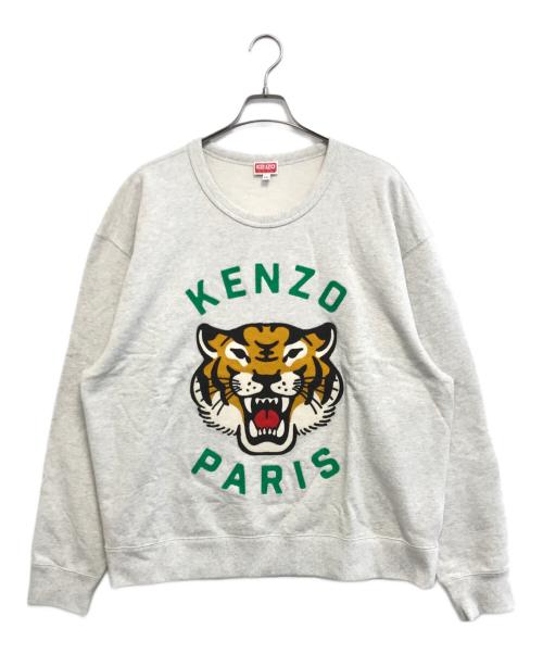KENZO（ケンゾー）KENZO (ケンゾー) LuckyTiger スウェット グレー サイズ:XXLの古着・服飾アイテム