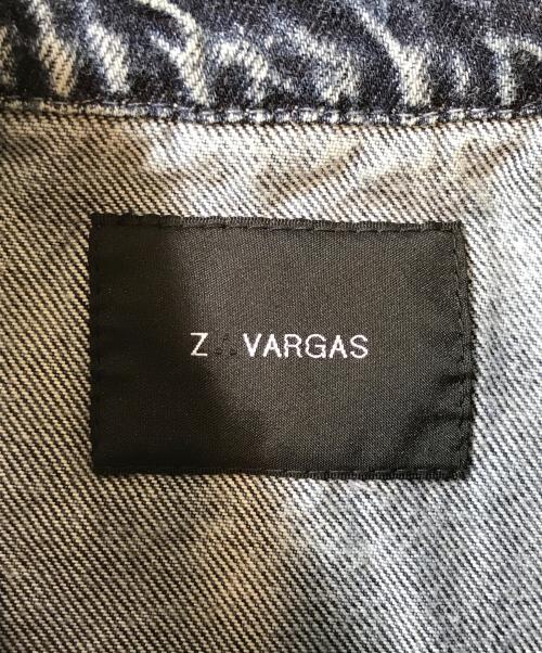 Z.VARGAS（ザックバルガス）Z.VARGAS (ザックバルガス) baseball denim shirt インディゴ サイズ:表記なしの古着・服飾アイテム