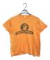 VINTAGE（ヴィンテージ）の古着「染み込みプリントTシャツ」｜オレンジ
