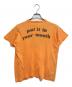 VINTAGE (ヴィンテージ) 染み込みプリントTシャツ オレンジ サイズ:表記なし：12000円