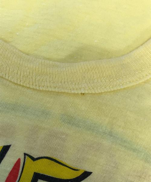Hi-Life（ハイ・ライフ）Hi-Life (ハイ・ライフ) ミリタリーTシャツ イエロー サイズ:48の古着・服飾アイテム