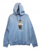 POLO RALPH LAURENポロ・ラルフローレン）の古着「後付けパーカー」｜スカイブルー