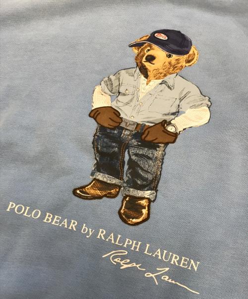 POLO RALPH LAUREN（ポロ・ラルフローレン）POLO RALPH LAUREN (ポロ・ラルフローレン) 後付けパーカー スカイブルー サイズ:Lの古着・服飾アイテム