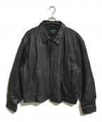 J.CREWジェイクルー）の古着「裏キルティングレザージャケット」｜ブラック