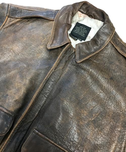 AVIREX（アヴィレックス）AVIREX (アヴィレックス) A-2ジャケット ブラウン サイズ:XSの古着・服飾アイテム
