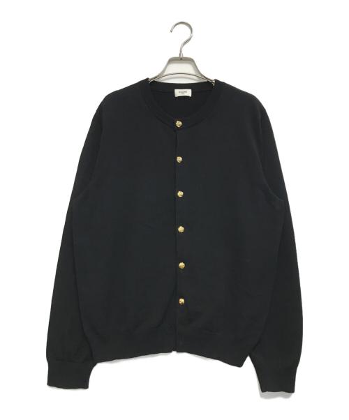 CELINE（セリーヌ）CELINE (セリーヌ) 金釦カーディガン ブラック サイズ:Lの古着・服飾アイテム