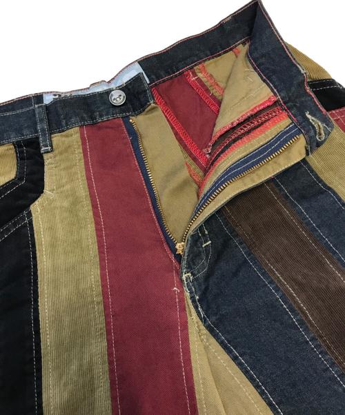 stuka（ストゥーカ）stuka (ストゥーカ) 切替パンツ マルチカラー サイズ:SIZE:34 INSEAM:34の古着・服飾アイテム