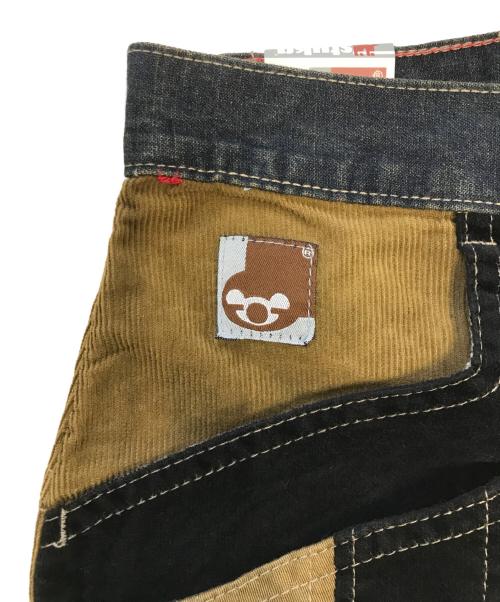 stuka（ストゥーカ）stuka (ストゥーカ) 切替パンツ マルチカラー サイズ:SIZE:34 INSEAM:34の古着・服飾アイテム