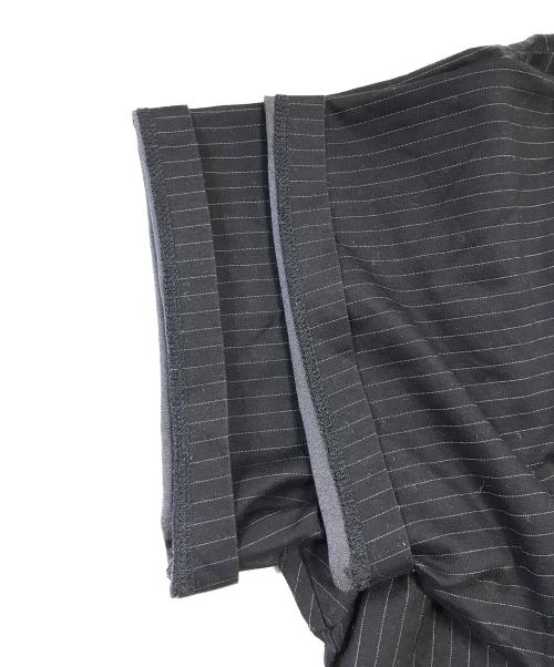 Yohji Yamamoto pour homme（ヨウジヤマモト プールオム）Yohji Yamamoto pour homme (ヨウジヤマモト プールオム) ストライプTシャツ ブラック サイズ:3の古着・服飾アイテム