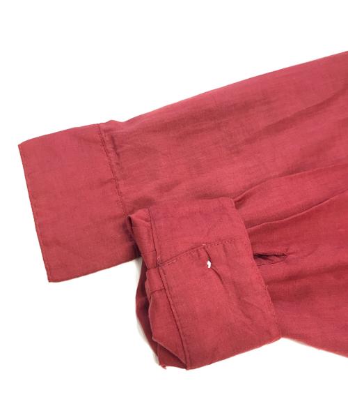 ARROW（アロー）ARROW (アロー) オープンカラーシャツ レッド サイズ:Ⅿの古着・服飾アイテム