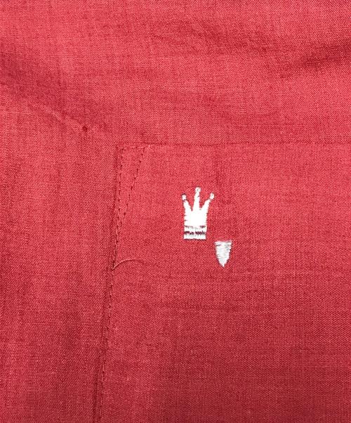 ARROW（アロー）ARROW (アロー) オープンカラーシャツ レッド サイズ:Ⅿの古着・服飾アイテム
