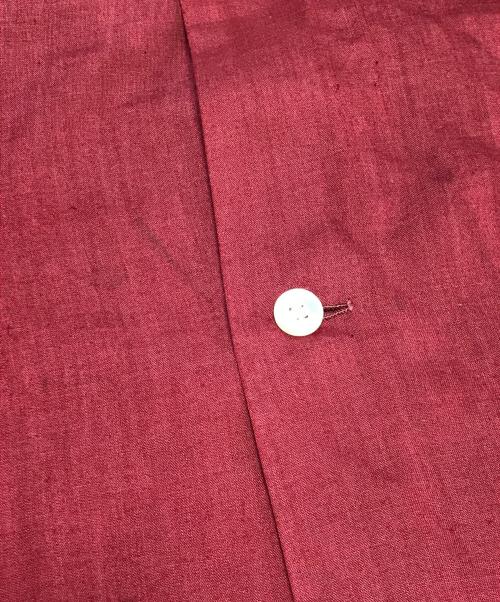 ARROW（アロー）ARROW (アロー) オープンカラーシャツ レッド サイズ:Ⅿの古着・服飾アイテム