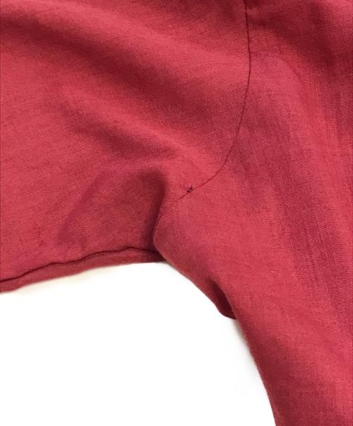 ARROW（アロー）ARROW (アロー) オープンカラーシャツ レッド サイズ:Ⅿの古着・服飾アイテム