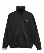 PLAY COMME des GARCONSプレイコムデギャルソン）の古着「ハートロゴトラックジャケット」｜ブラック