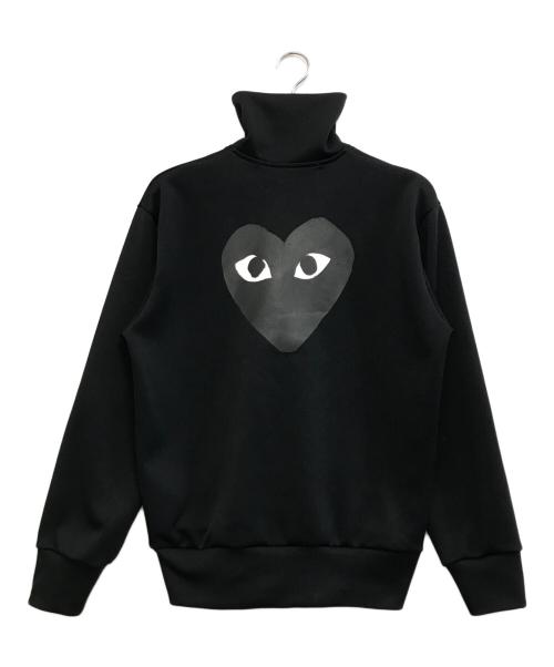PLAY COMME des GARCONS（プレイコムデギャルソン）PLAY COMME des GARCONS (プレイコムデギャルソン) ハートロゴトラックジャケット ブラック サイズ:Mの古着・服飾アイテム
