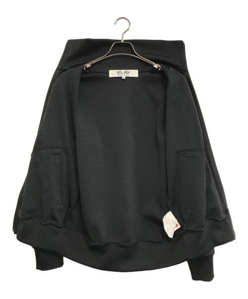 PLAY COMME des GARCONS（プレイコムデギャルソン）PLAY COMME des GARCONS (プレイコムデギャルソン) ハートロゴトラックジャケット ブラック サイズ:Mの古着・服飾アイテム