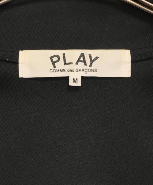 PLAY COMME des GARCONS（プレイコムデギャルソン）PLAY COMME des GARCONS (プレイコムデギャルソン) ハートロゴトラックジャケット ブラック サイズ:Mの古着・服飾アイテム