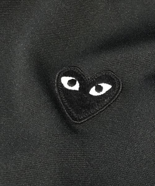 PLAY COMME des GARCONS（プレイコムデギャルソン）PLAY COMME des GARCONS (プレイコムデギャルソン) ハートロゴトラックジャケット ブラック サイズ:Mの古着・服飾アイテム