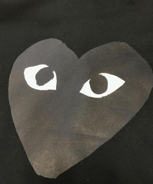 PLAY COMME des GARCONS（プレイコムデギャルソン）PLAY COMME des GARCONS (プレイコムデギャルソン) ハートロゴトラックジャケット ブラック サイズ:Mの古着・服飾アイテム