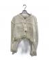 MAISON SPECIAL（メゾンスペシャル）の古着「Tweed Collarless Jacket」｜ホワイト