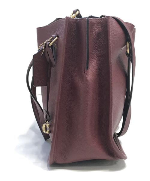 COACH（コーチ）COACH (コーチ) 2WAYバッグ ワインレッドの古着・服飾アイテム