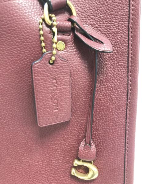 COACH（コーチ）COACH (コーチ) 2WAYバッグ ワインレッドの古着・服飾アイテム