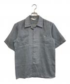 LIONライオン）の古着「オープンカラーS/Sシャツ」｜グレー