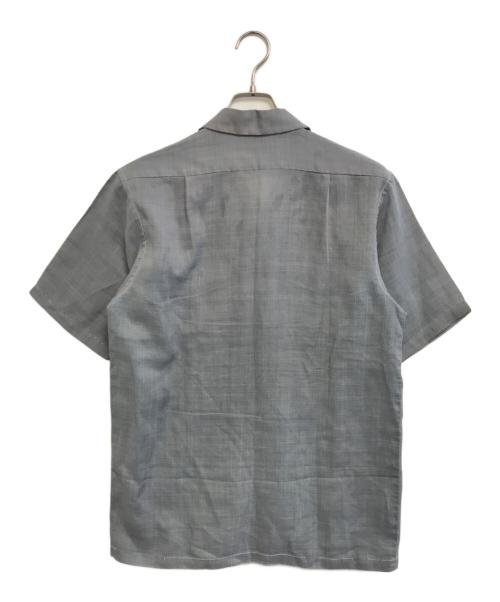 LION（ライオン）LION (ライオン) オープンカラーS/Sシャツ グレー サイズ:表記なしの古着・服飾アイテム