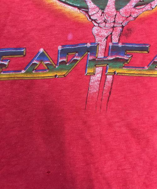 バンドTシャツ（バンドTシャツ）バンドTシャツ (バンドTシャツ) 80s Grateful Dead(グレイトフルデッド) バンドTシャツ レッド サイズ:XLの古着・服飾アイテム