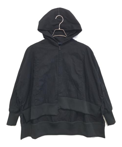 YOHJI YAMAMOTO REGULATION（ヨウジヤマモトレギュレーション）YOHJI YAMAMOTO REGULATION (ヨウジヤマモトレギュレーション) Hooded Zip Up Blouson ブラック サイズ:2の古着・服飾アイテム