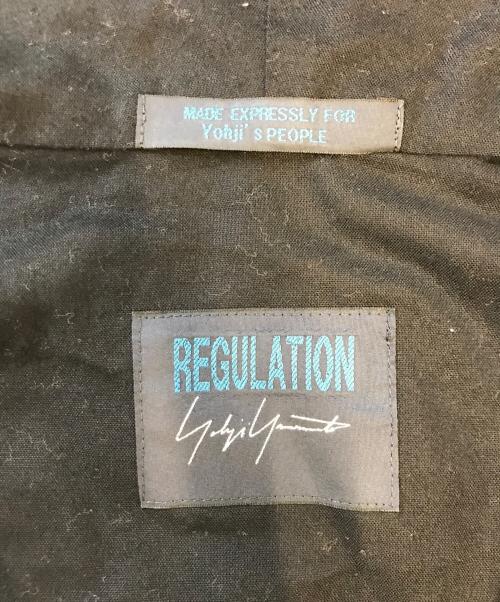 YOHJI YAMAMOTO REGULATION（ヨウジヤマモトレギュレーション）YOHJI YAMAMOTO REGULATION (ヨウジヤマモトレギュレーション) Hooded Zip Up Blouson ブラック サイズ:2の古着・服飾アイテム