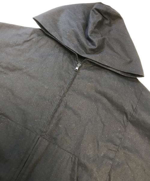 YOHJI YAMAMOTO REGULATION（ヨウジヤマモトレギュレーション）YOHJI YAMAMOTO REGULATION (ヨウジヤマモトレギュレーション) Hooded Zip Up Blouson ブラック サイズ:2の古着・服飾アイテム