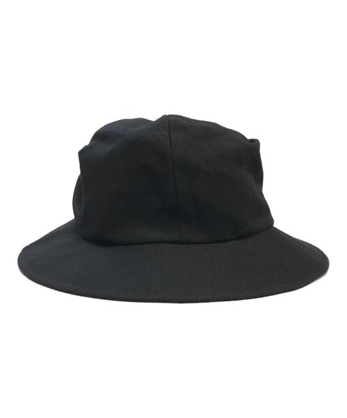 yohji yamamoto+noir（ヨウジヤマモトプリュスノアール）yohji yamamoto+noir (ヨウジヤマモトプリュスノアール) ウールハット ブラック サイズ:SIZE 2の古着・服飾アイテム