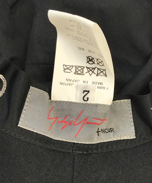 yohji yamamoto+noir（ヨウジヤマモトプリュスノアール）yohji yamamoto+noir (ヨウジヤマモトプリュスノアール) ウールハット ブラック サイズ:SIZE 2の古着・服飾アイテム