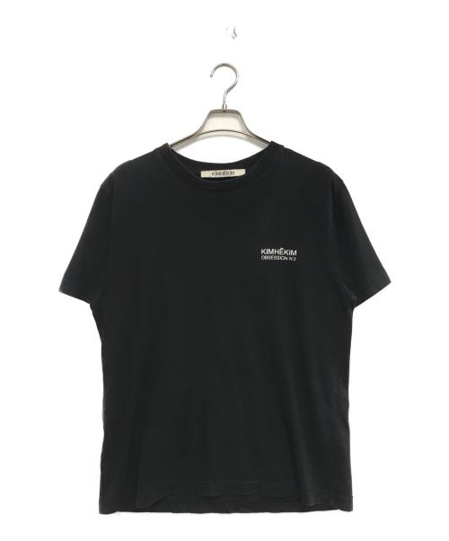 Kimhekim（キムヘキム）Kimhekim (キムヘキム) ロゴTシャツ ブラック サイズ:Mの古着・服飾アイテム