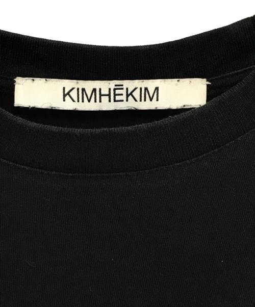 Kimhekim（キムヘキム）Kimhekim (キムヘキム) ロゴTシャツ ブラック サイズ:Mの古着・服飾アイテム