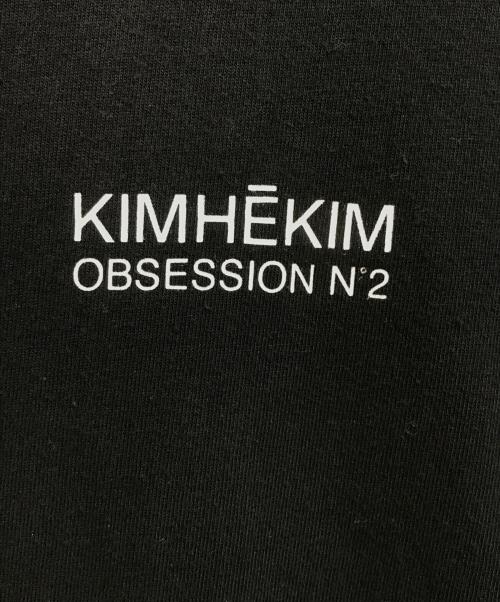 Kimhekim（キムヘキム）Kimhekim (キムヘキム) ロゴTシャツ ブラック サイズ:Mの古着・服飾アイテム