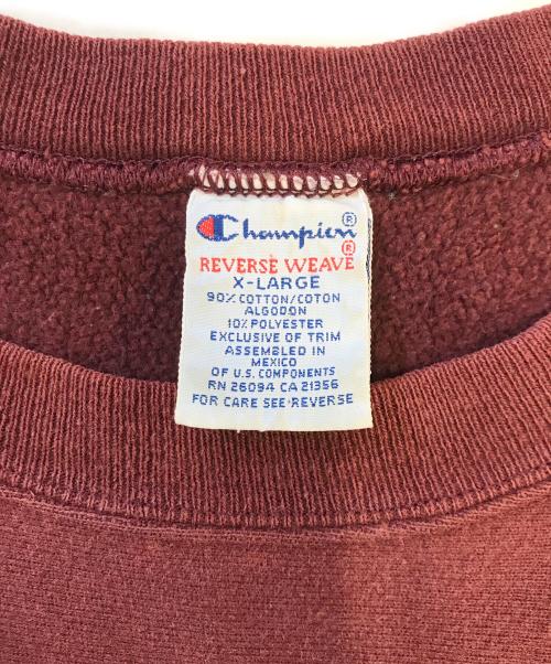 Champion（チャンピオン）Champion (チャンピオン) リバースウィーブスウェット ボルドー サイズ:X‐LARGEの古着・服飾アイテム