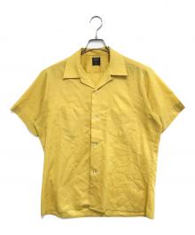 VAN HEUSEN（ヴァンヒューセン/バンヒューゼン）の古着「オープンカラーシャツ」｜イエロー