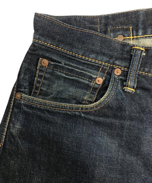 EVISU（エヴィス）EVISU (エヴィス) セルビッチデニムパンツ インディゴ サイズ:32×35の古着・服飾アイテム