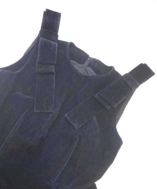 THE TOE（ザ・トゥー）THE TOE (ザ・トゥー) Dachau Sleeveless Peplum ブラック サイズ:Sの古着・服飾アイテム